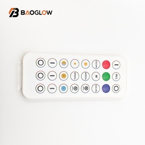 ตัวควบคุมไฟ LED แบบไร้สาย 24 ปุ่ม ดีไซน์ใหม่ พร้อมรีโมทคอนโทรล สำหรับไฟ LED Strip 12v 24v - Product Image 5