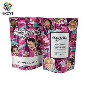 ถุงซิป Mylar แบบปิดผนึกได้,ถุง Mylar แบบอลูมิเนียมพิมพ์ลายแบบกำหนดเองได้กระเป๋า Mylar สำหรับเก็บอาหาร - Product Image 2