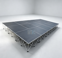 Scène de spectacle mobile légère pour événements en plein air, plateforme de mariage pliable en alliage d'aluminium pour événements