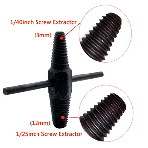 Pipe Broken Screw Extractor Double Head Screw Bolt Extractor Dual Use Damaged Screw Remover Puller