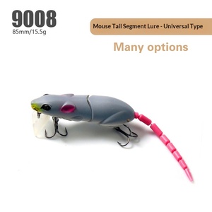Leurre de pêche articulé bionique 85mm 15.5g, imitation de rat segmenté, type crayon, leurre de surface pour poissons prédateurs, vente en gros - Product Image 2