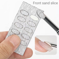 Mini limes à ongles auto-adhésives 100/180/240 limes à ongles pré-ponçage gel dissolvant de peau morte poussoir de cuticule des ongles