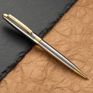 0.5MM pensil otomatis putar logam, perlengkapan alat tulis siswa pensil otomatis mewah bahan logam - Product Image 6