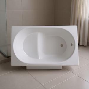 Coque de baignoire avec siège 120 x 70 cm sans panneaux pour baignoires - Product Image 3