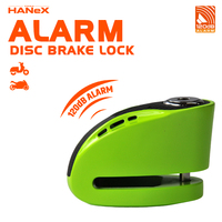 Verrou de frein à disque de moto sécurisé, antivol intelligent avancé, alarme 120db, verrou de frein à disque de moto
