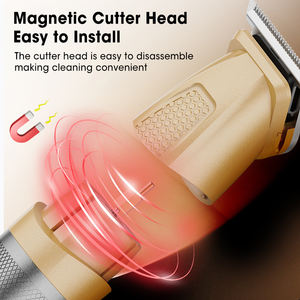 Resuxi YJ-101 con Base de Carga, Afeitadora Corporal y de Barba IPX6, Recortadora de Pelo Facial para Hombre, Maquinilla Eléctrica Recargable 6 en 1, 0-20 mm - Product Image 2