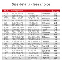 Boîtier de distribution/jonction extérieur étanche en plastique ABS pour câble d'alimentation de surveillance de sécurité