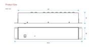Amplificateur et distributeur de signal XLR 5 broches LTECH DMX/RDM, amplificateur de signal d'éclairage de scène 16 voies