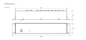 Pour amplificateur de signal d'éclairage de scène LTECH 16 voies DMX/RDM gradateur et distributeur XLR 5 broches - Product Image 5