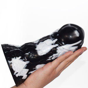 FAAK-consoladores negros gigantes para mujeres y adultos, Juguetes sexuales, YC-260, tapón para trasero grueso y grueso, pene de goma, mitología occidental - Product Image 1