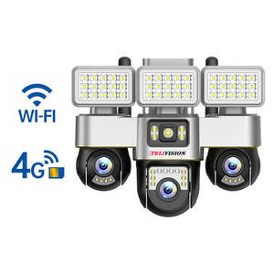 New V380Pro 6MP Năng Lượng Mặt Trời-Powered 4G 3-PTZ 3-Màn Hình VTS30A-G-F Ánh Sao Đám Mây Kiểm Soát Mạng Giám Sát & IP Máy Ảnh - Product Image 3