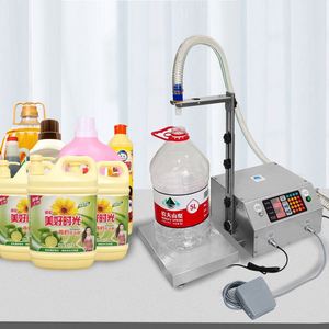 CSY-L36 Large Flow Weighing Type Fully Automatic Quantitative Liquid Laundry Liquid Edible Oil Shampoos Filling Machine - Product Image 1