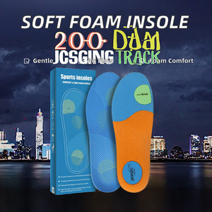 Semelles orthopédiques en mousse à mémoire de forme JOGHN pour fasciite plantaire, respirantes, fines (5 mm), souples, pour le sport - Product Image 2