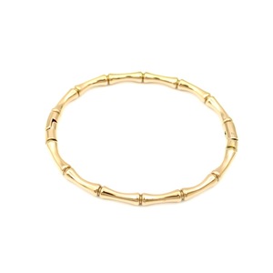 Bamboo Joint Stainless Steel <b>Bangle</b> Bracelet Elegant Round Ring Minimalist Design Fashion Jewelry for Women and <b>Men</b> - Product Image 4