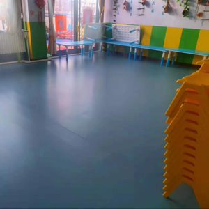 Modern 2mm Commercial Wear-Resisting <strong>PVC</strong> Vinyl <strong>Flooring</strong> Roll Anti-Slip for Hall Bedroom Office Apartment Use Hospitals - Product Image 1