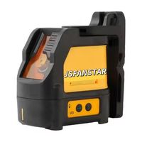 Nouveau niveau laser à 2 lignes de lumière de base de moteur réglable point à point avec aimant