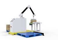Robot Humanoide Comercial para Paletización de Cajas de Cartón con PLC y Motor