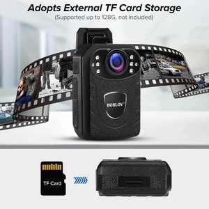 Boblov KJ21 Pro Full HD 1296P dokunmatik ekran <span class=keywords><strong>IR</strong></span> gece görüş vücut kam uzaktan kumanda vücuda takılan kamera güvenlik için - Product Image 2