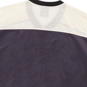 Camiseta HEALY con Cuello en V, 100% Poliéster, Malla Ajustada, Impresión Digital Personalizada, Estilo Retro Casual, Bloques de Color, Número 23, para Hombre - Product Image 4
