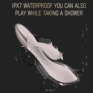 Raytech Altın Tavşan Vibratör Kadınlar için 10 Modlu IPX7 Su Geçirmez G Noktası Stimülasyonu USB Şarjlı Yetişkin Oyuncağı - Product Image 2