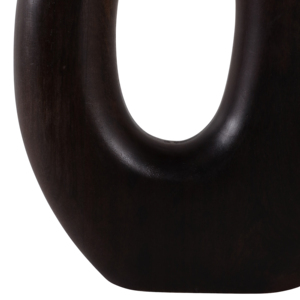 Vaso in Legno di Mango Intagliato, Vaso Decorativo Moderno per Soggiorno, Camera da Letto, Ufficio, Decorazioni per la Casa - Product Image 5