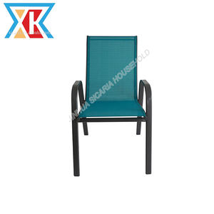 Fácil diseño jardín patio al aire libre silla del brazo con marco de metal - Product Image 5