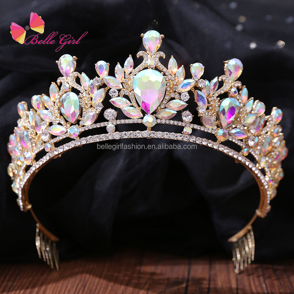 Bellegirl AB Стразы Роскошные Свадебные короны и диадемы 13 видов стилей», «queen», «princess», «вечерние туфли со стразами; Повязки на голову для свадьбы