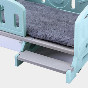 Modern kapalı evcil hayvan kafesi yatak merdiven dayanıklı yumuşak plastik köpek taşıyıcı ev sürdürülebilir baskı desen kediler köpekler için tasarlanmış - Product Image 4