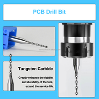 Fraise de précision Warrior's Bit à 2 dents en carbure de tungstène pour routeur CNC, diamètre de tige 3,175 mm, OEM/ODM pour fraisage et gravure de circuits imprimés