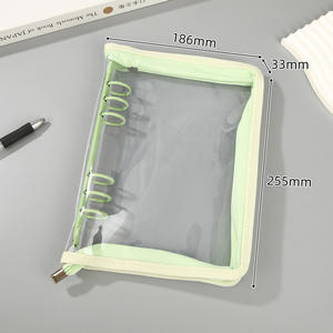 Reliure A5 mignonne transparente avec fermeture éclair, album photo, carnet, classeur, pochettes à anneaux A5, livre de collection pour <span class=keywords><strong>les</strong></span> fans de stars - Product Image 3