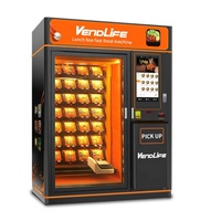 Hamburger Hotdog Hot Food Distributeurs automatiques de pizzas intelligents entièrement automatiques