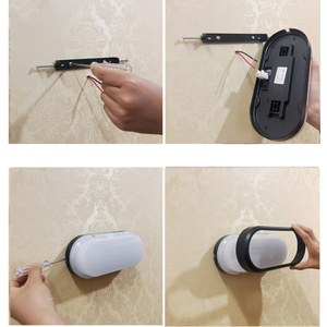 Boîtier en plastique, éclairage en plastique à haut lumen, rond, AC85-265V, 15W, <span class=keywords><strong>applique</strong></span> murale LED - Product Image 4