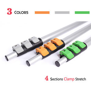 Perche télescopique extensible en aluminium de haute qualité, à serrage rapide, longueur personnalisée, écologique, pour outils de nettoyage polyvalents - Product Image 4