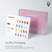 Vinimay 48 Couleurs Coussin D'air Pat Pat Gel Haute Pigment OEM Marque Privée Pat Peinture Gel Haute Qualité Ombre Gel Nail Art