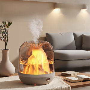 USB có thể sạc lại ánh sáng máy tạo độ ẩm không khí phổ biến núi lửa thông minh tạo độ ẩm cho nhà văn phòng thương mại sử dụng nước bổ sung - Product Image 1