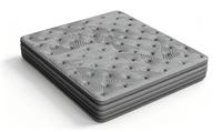 Matelas orthopédique en mousse pour hôtel, enroulé en boîte, tailles King, Queen, Double, Simple, avec mousse à mémoire de forme en gel