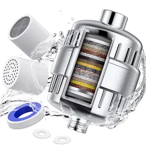 Shower Filter 20 Stage Showerhead Filter Hard Water Shower Water Filter for Removing Chlorine Fluoride