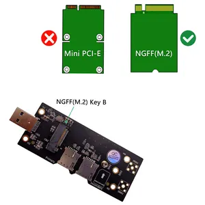 Adattatore da M2U201 NGFF(M.2) a USB 3.0 con doppio Slot per scheda SIM NANO per modulo 3G/4G/5G