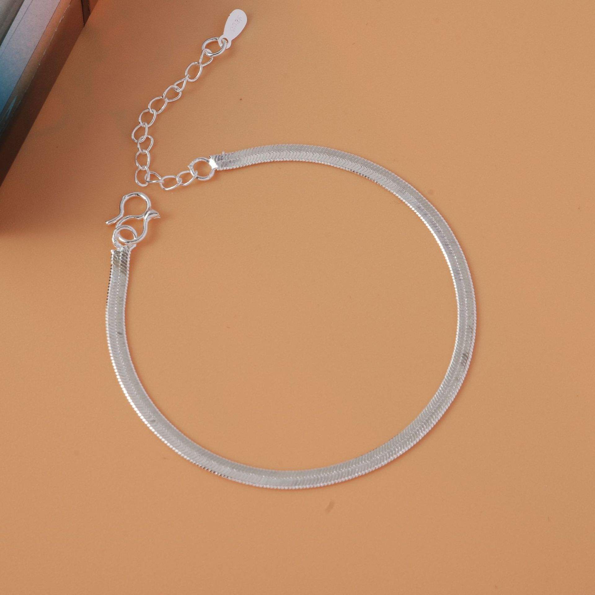 SL02 Bracelet de serpent plat