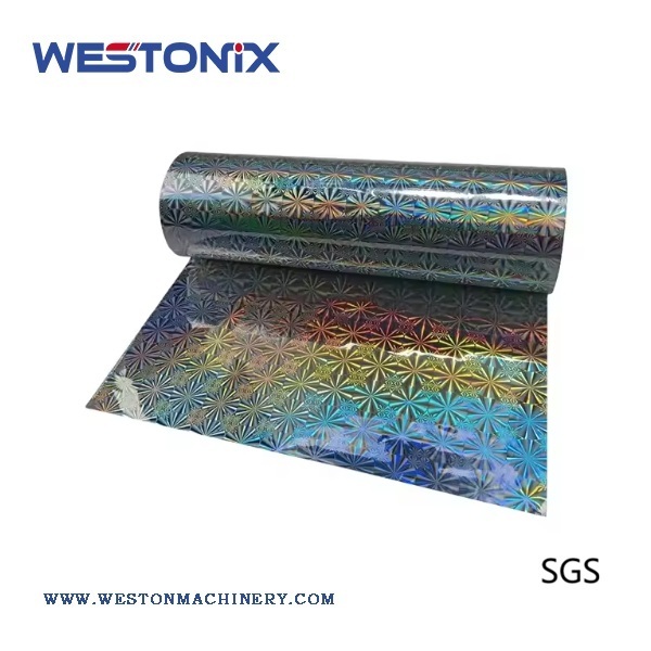 WESTONIX  Holographic BOPP Bopp Lamination Film for Paper Gif Box
