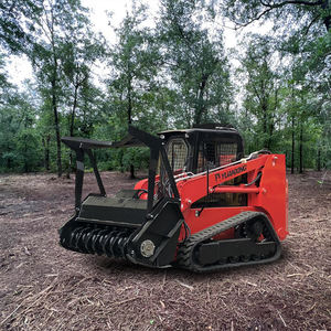 Chargeuses compactes à chenilles pleine grandeur télécommandées à fixation rapide 100hp tête de mulcher à râteau de paysage epa approuvé Euro 5 - Product Image 1