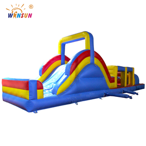 WINSUN - Pista de Obstáculos Inflable para Niños, Tobogán de PVC con Certificación CE, Libre de Plomo, Impermeable, Capacidad de 300 kg - Product Image 2