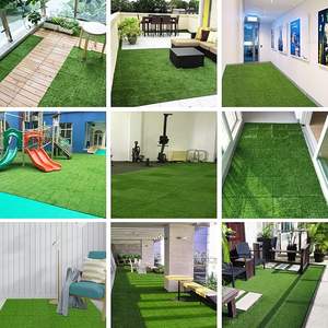 Losetas de Césped Artificial SHENGCHENG, Fácil Instalación, Revestimiento para Exteriores, Losetas de Césped Encajables - Product Image 5