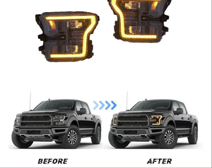 Faros Delanteros LED Completos CZKOAUTOLED para Ford F150 2018-2020 13ª Generación (<span class=keywords><strong>Tercera</strong></span> Generación) Conjunto de Luces Delanteras - Product Image 3