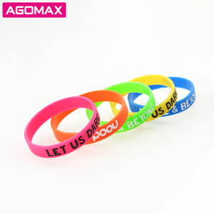 Custom Logo Printed <b>Funny</b> Silicone Wristband Wholesale Promotional Wristbands - Product Image 3
