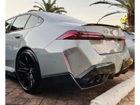 Kit carrosserie diffuseur arrière en fibre de carbone sèche 3K de haute qualité style MP pour BMW M5 G90, lèvre de pare-chocs arrière légère pour mise à niveau