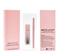 Cadeau Maquillage Marque privée Rouge à lèvres liquide mat Lip Liner Set Private Label Creamy Long Lasting Lip Liner Sets Kit