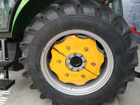 Wheel 100hp Traktor 120hp Traktor depan Loader dengan kabin pertanian Traktor terlaris Pertanian multifungsi