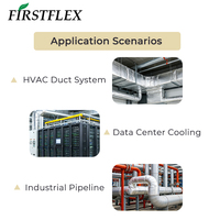 FIRSTFLEX pour ruban adhésif en mousse écologique moderne pour l'étanchéité des joints de conduits d'air extérieurs anti-vieillissement