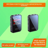 Mini enregistreur vocal espion caché 70h affichage OLED type-c 440mAh enregistreur audio dispositif activé par la voix pour les réunions de conférences OEM